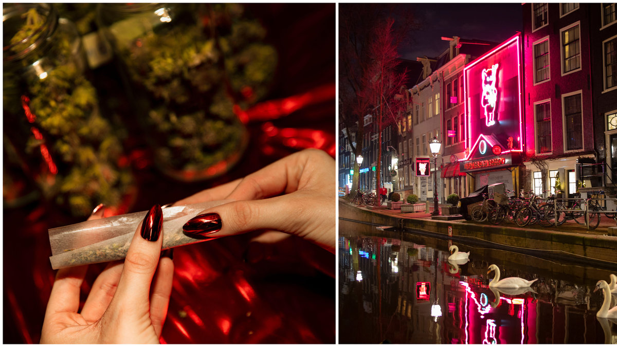 Nu ändras lagen för sex- och droganvändning i Amsterdams berömda "Red light district"